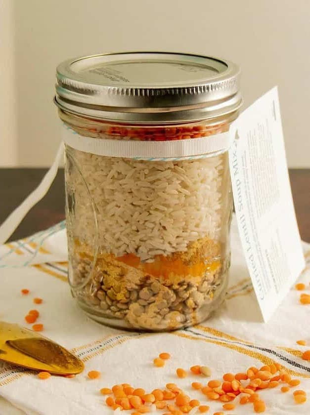 Lentil Soup Mix in a Jar