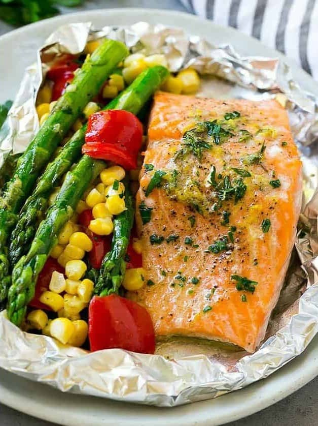 Salmon Foil Packets