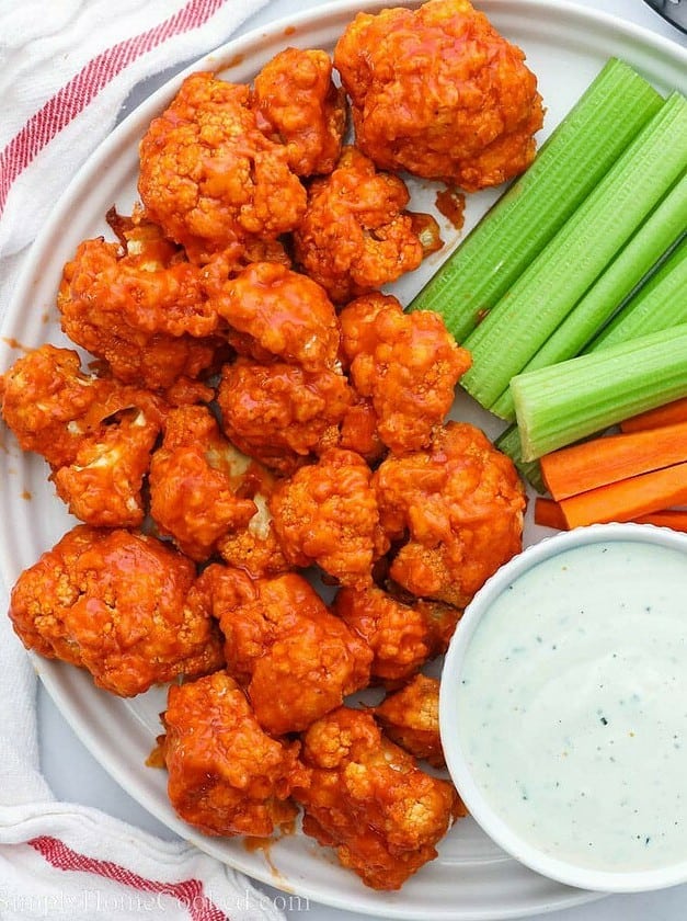 Air Fryer Buffalo Cauliflower