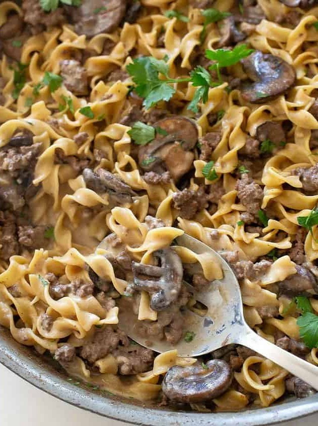 One-Pot Beef Stroganoff