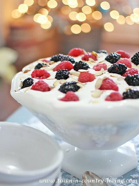 Christmas Trifle with Berries