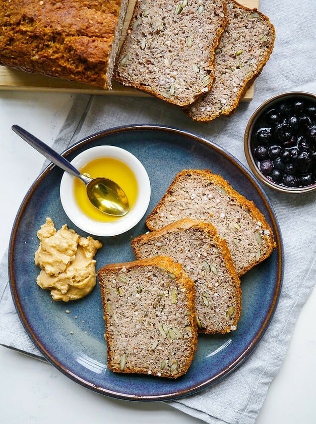 Gluten Free Vegan Buckwheat Bread