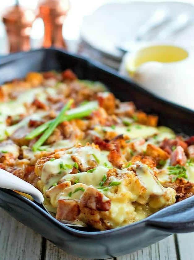 Overnight Eggs Benedict Casserole