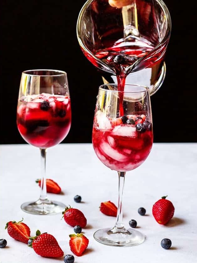 Strawberry Red Wine Sangria