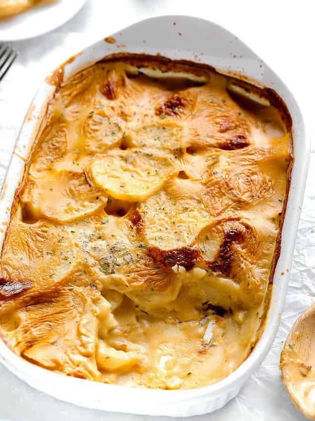 Creamy Vegan Potatoes au Gratin