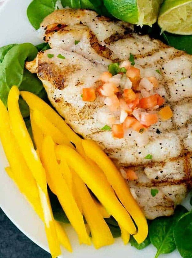 Key Lime Butter Grilled Grouper