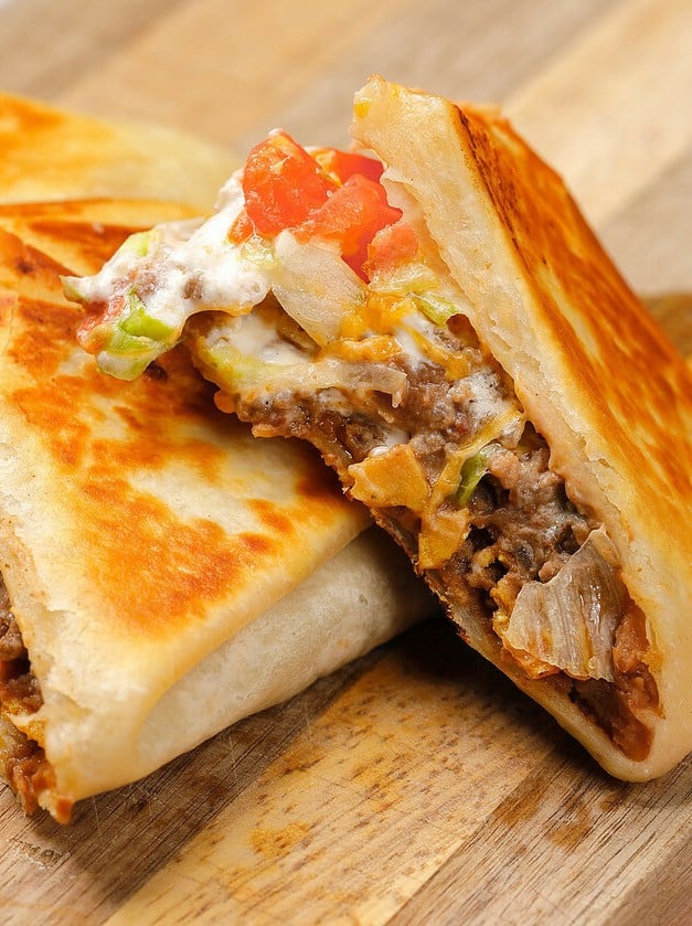 Weight Watchers Cheeseburger Crunch Wrap