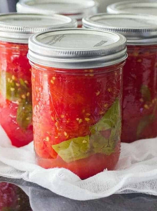 Homemade Canned Tomatoes