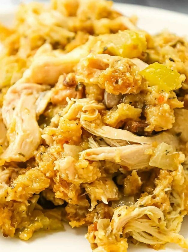 Crock Pot Chicken and Stuffing