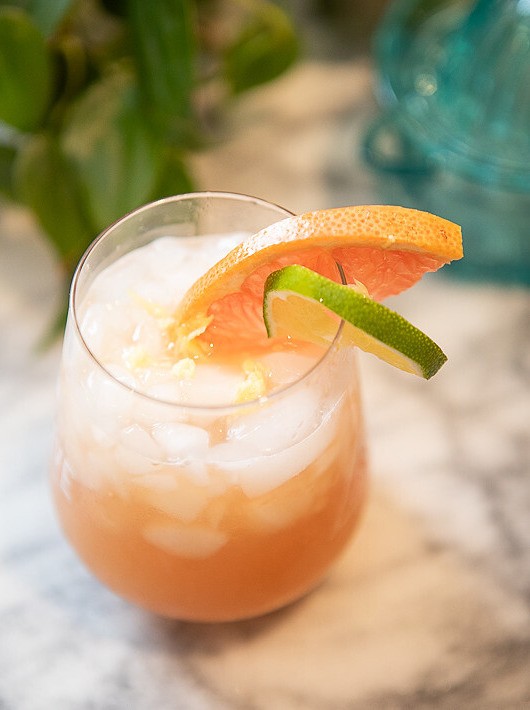 Grapefruit Ginger Bourbon Sour