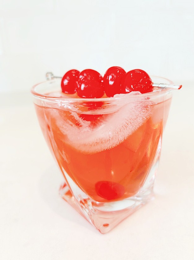 Dirty Shirley Temple Cocktail