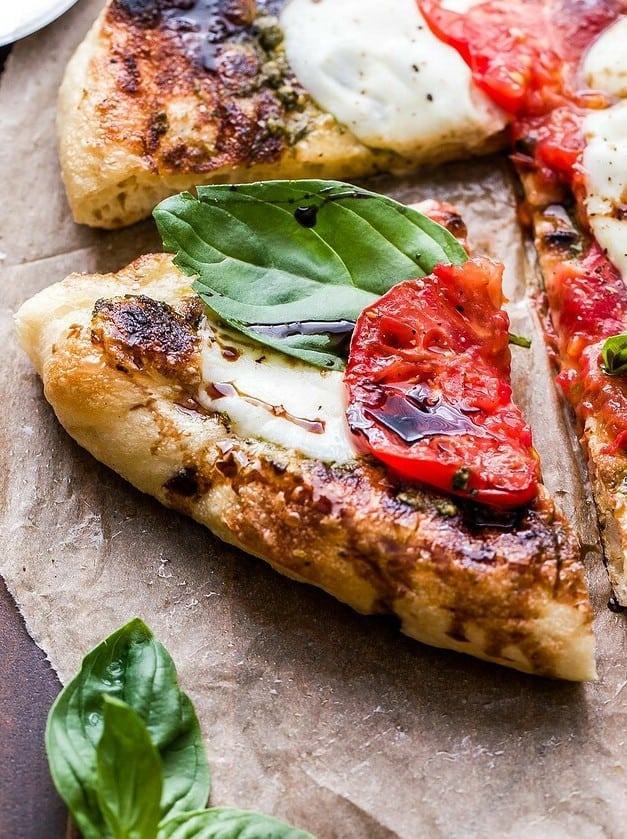 Grilled Caprese Pizza