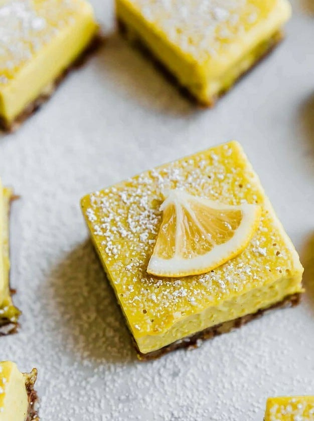 Dairy Free Paleo Lemon Bars