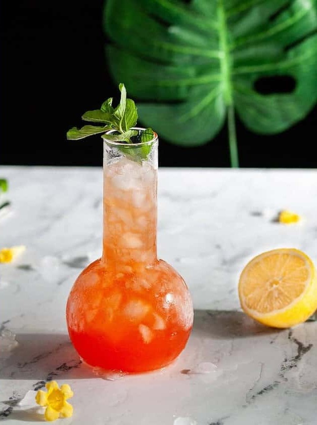 Tropical Aperol Bourbon Cocktail