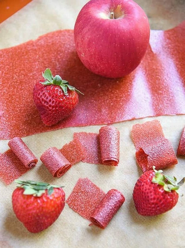 Strawberry Apple Fruit Leather