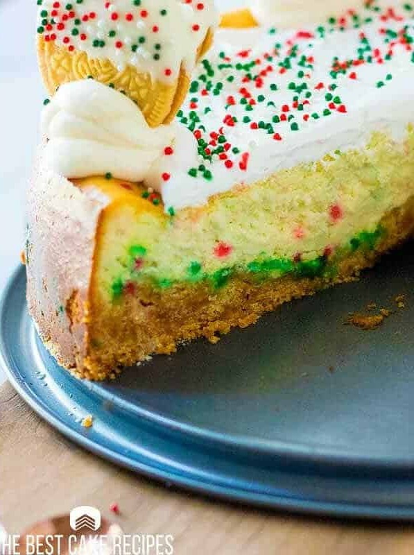 Christmas Cookie Cheesecake