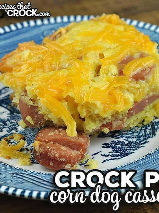 Crock Pot Corn Dog Casserole