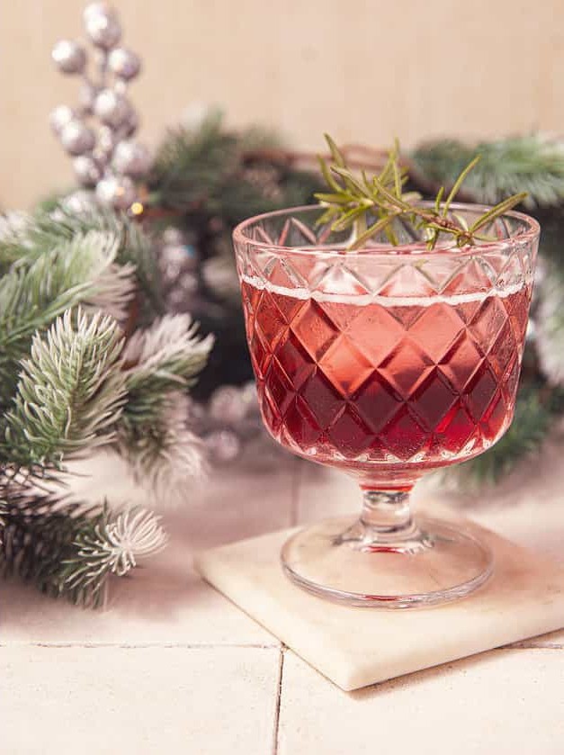 Festive Cranberry Mocktail