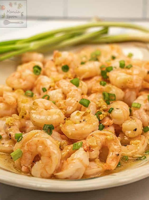 Garlic Butter Shrimp with Sprite