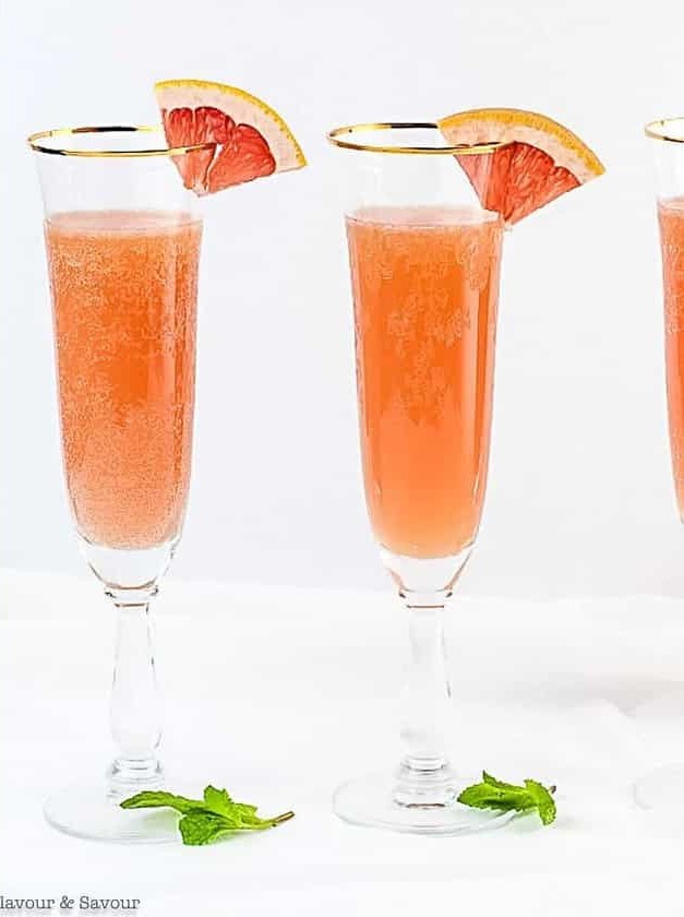 Sugar-Free Grapefruit Ginger Mocktail