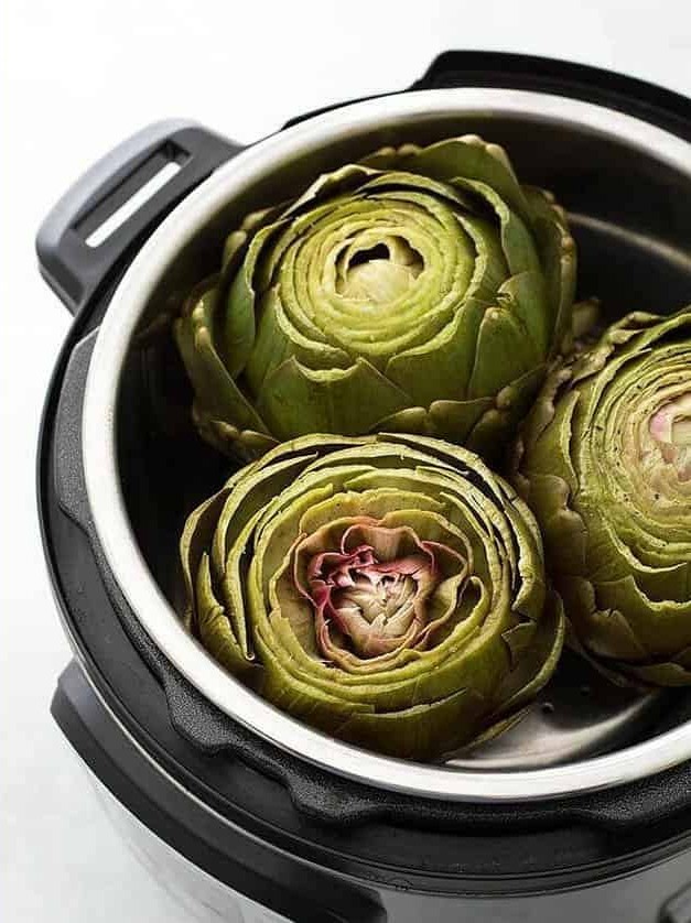 Instant Pot Whole Steamed Artichokes