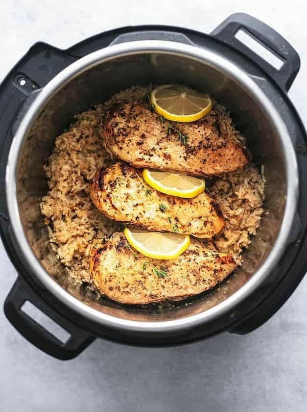 Instant Pot Chicken Breast and Rice