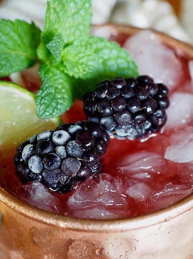 Blackberry Bourbon Mule