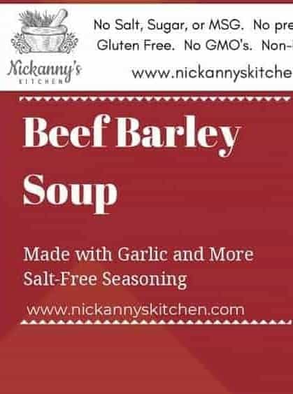 Beef Barley Soup