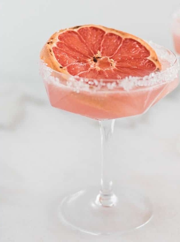 Broiled Grapefruit Paloma