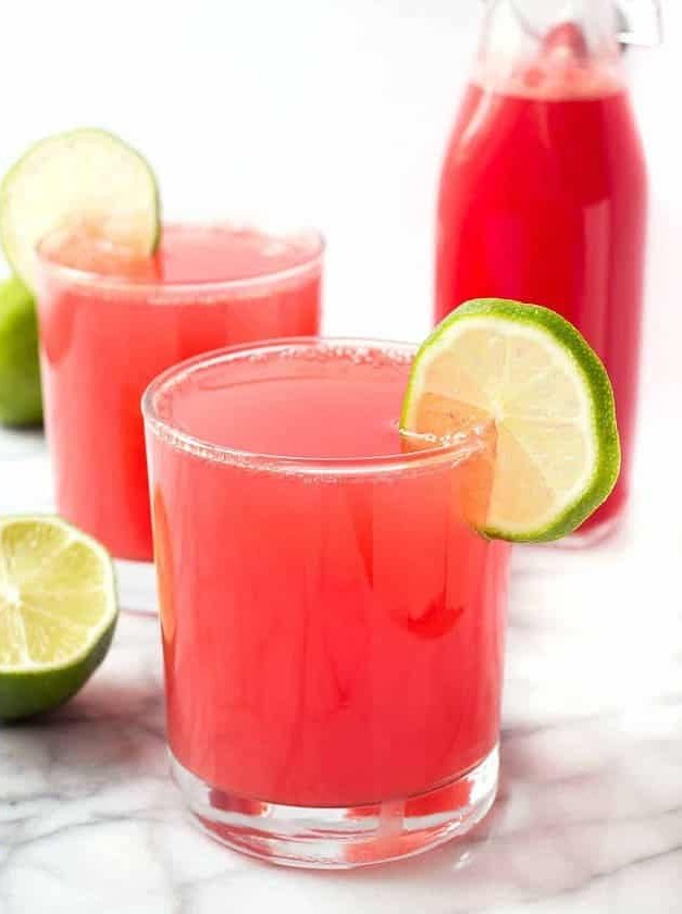 Watermelon Lime Spritzers