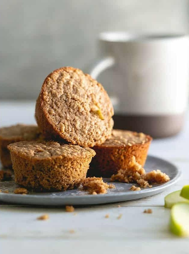 Apple Oat Flour Muffins