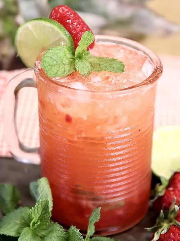 Strawberry Pineapple Mojito