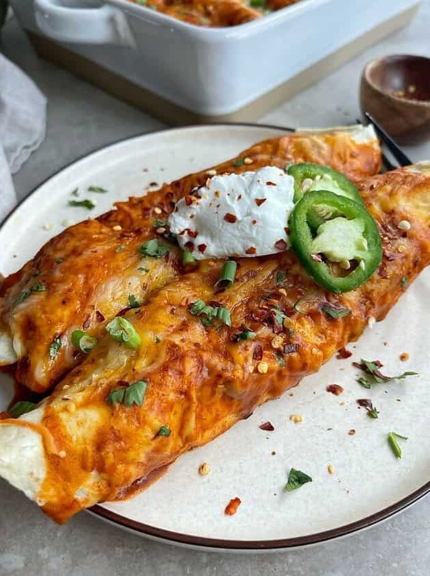 Healthy Ground Turkey Enchiladas