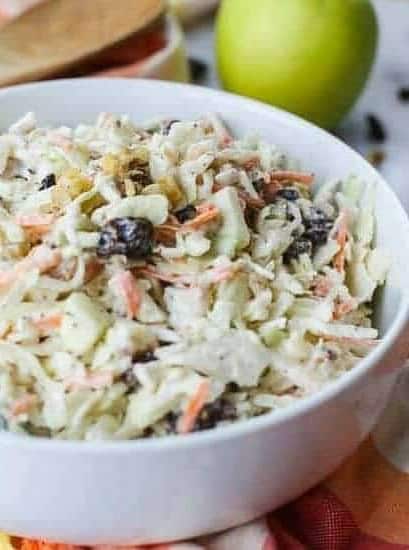 Apple Raisin Coleslaw