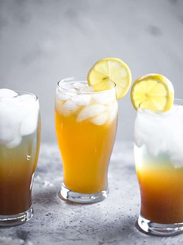 Sparkling Iced Lemon Tea