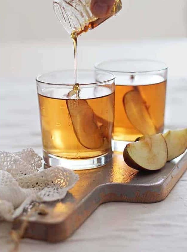 Honey Bourbon Apple Cider Cocktail