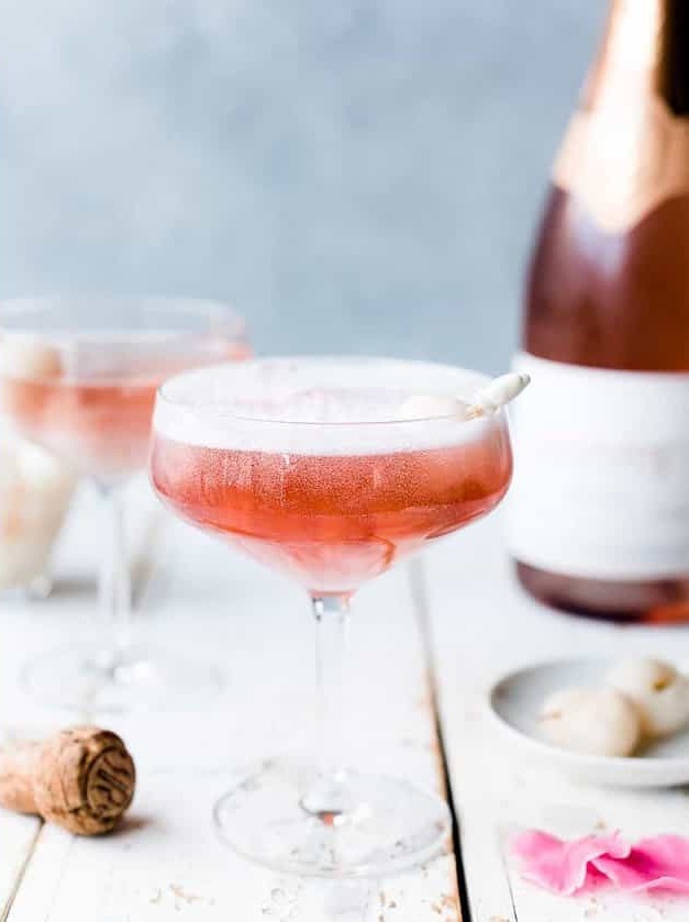 Lychee Rose Mimosas