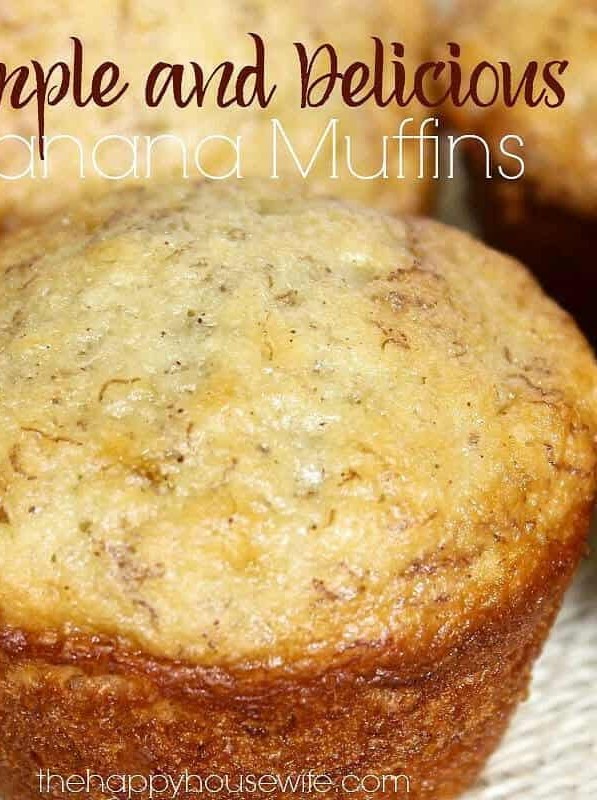 Simple Banana Muffins