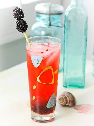 Bombay Sapphire Blackberry and Meyer Lemon Tom Collins