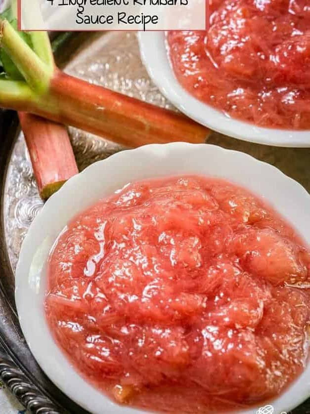 Simple Rhubarb Sauce