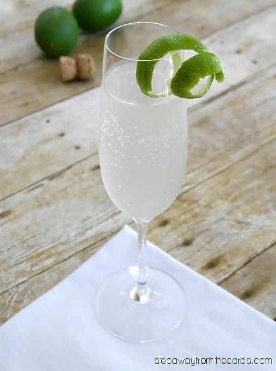 Low Carb Sparkling Margarita