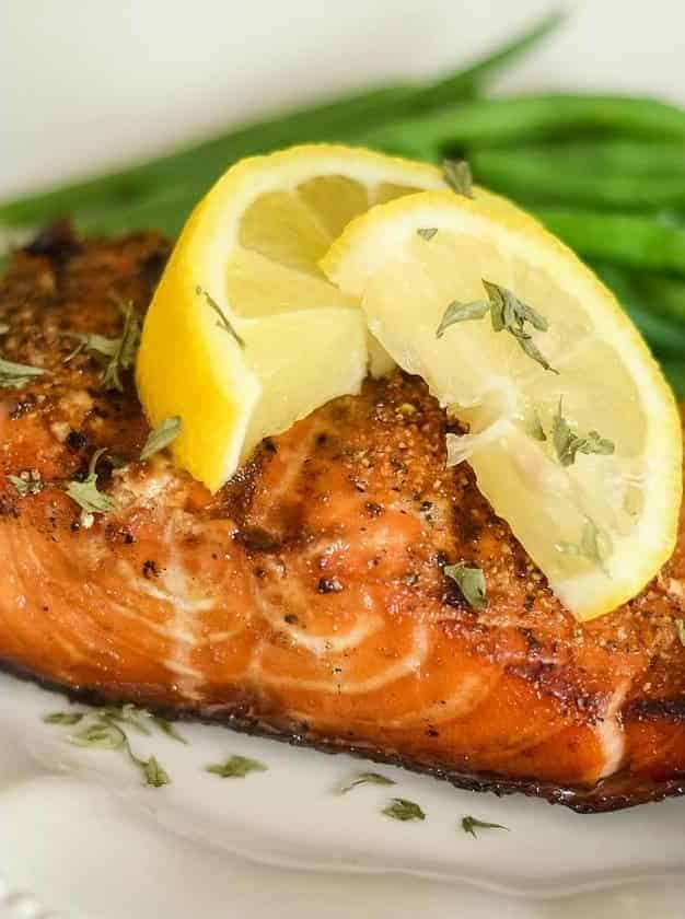 Glazed Grilled Salmon