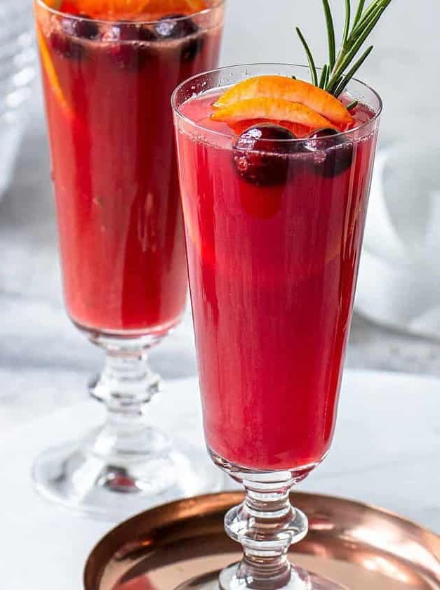 Christmas Champagne Cocktail