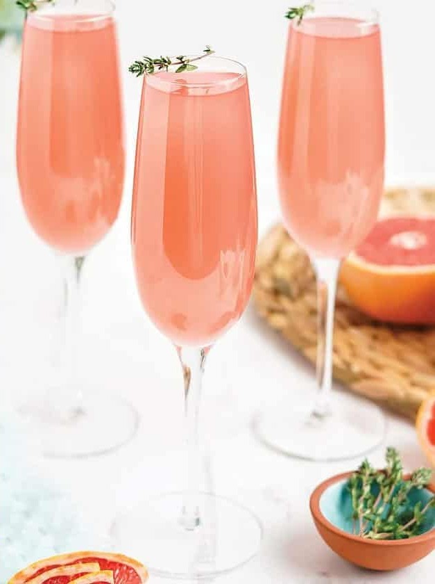 Pink Grapefruit Mimosa