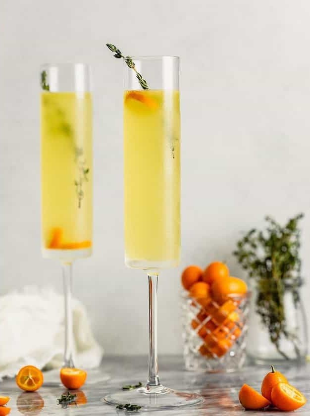 Kumquat & Thyme Cocktail