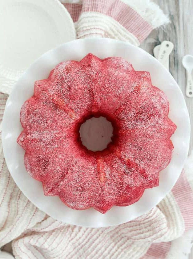 Jelly Donut Bundt Cake