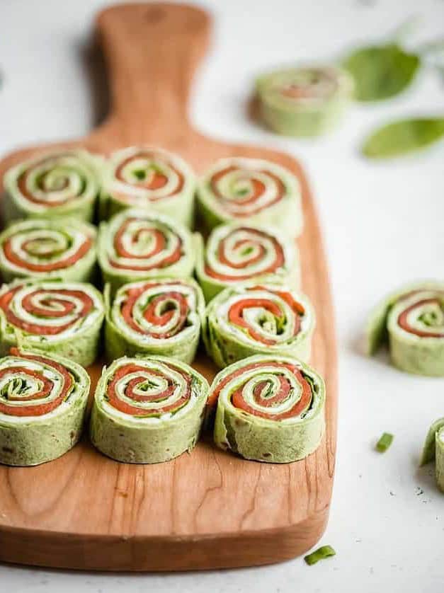 Smoked Salmon Pinwheels