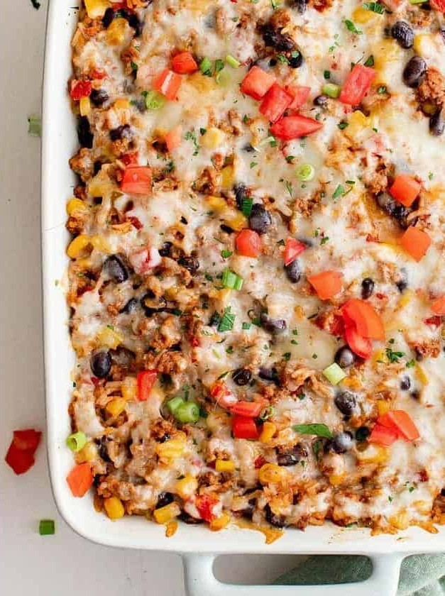 Southwest Ground Turkey Casserole