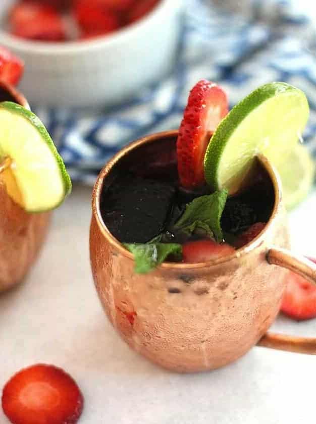 Strawberry Mexican Mules