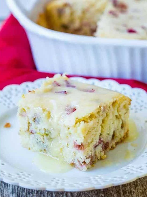 Rhubarb Cake